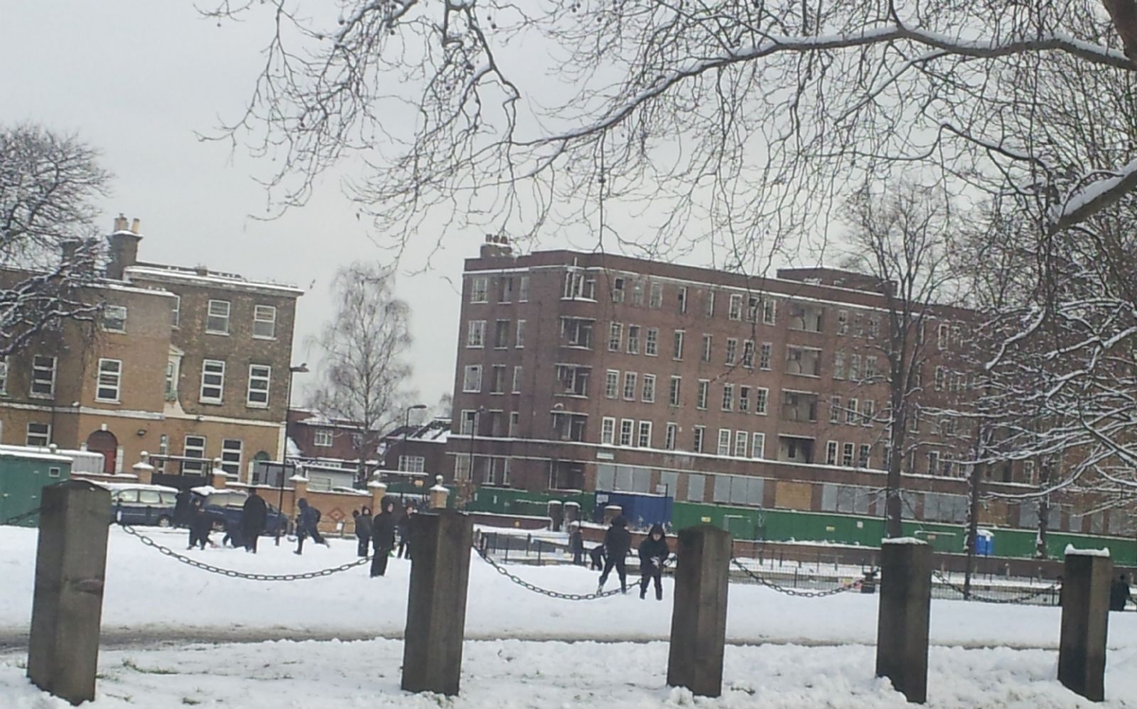 Snow in London